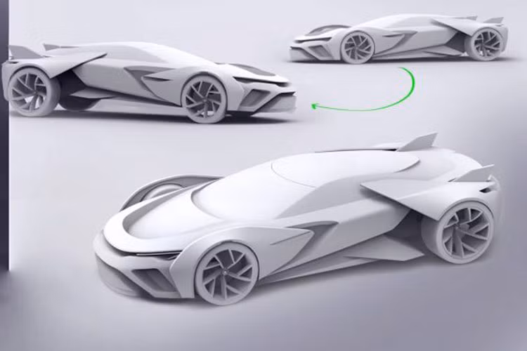 Bệ đỡ cho chiếc xe là một khung gầm liền monocoque bằng sợi carbon trong khi tích hợp trên mỗi bánh xe là một mô tơ điện. Một hệ thống treo tiên tiến sử dụng các trục thủy lực, kết nối các khớp bánh xe với các cánh tay điều khiển được gắn liền với hệ khung gầm.