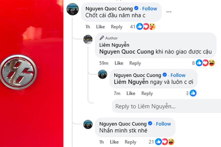 Người chốt đơn chiếc xe này chính là doanh nhân Nguyễn Quốc Cường (Cường Đô la) – người nổi tiếng với bộ sưu tầm siêu xe, xe sang đắt đỏ.