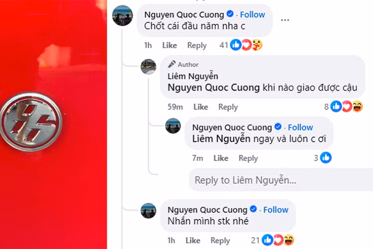 Người chốt đơn chiếc xe này chính là doanh nhân Nguyễn Quốc Cường (Cường Đô la) – người nổi tiếng với bộ sưu tầm siêu xe, xe sang đắt đỏ.