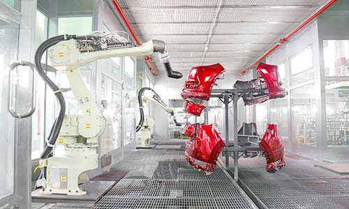 Thaco nang cao tu dong hoa trong san xuat oto