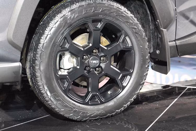 Chiếc Toyota RAV4 TRD Off-Road 2020 mới tại triển lãm Ô tô Chicago 2019 được sơn phối 2 màu xám Magnetic Grey Metallic với nóc trắng Ice Edge. Riêng phần dưới của đầu và đuôi xe được sơn màu xám đậm. Nếu muốn, khách hàng có thể mua Toyota RAV4 TRD Off-Road 2020 màu đen Midnight Black hoặc ghi xám Lunar Rock với nóc trắng.