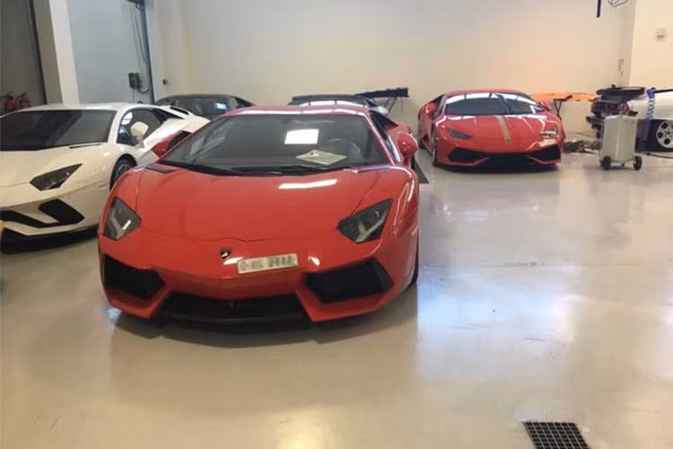 Bộ 3 siêu xe Lamborghini Aventador, Aventador S và Huracan.