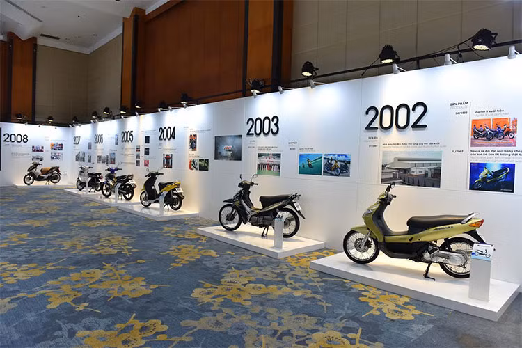 Tháng 6/2014 mẫu xe tay ga Grande ra mắt và là mẫu xe đầu tiên được trang bị động cơ Blue Core, làm nền tảng cho tất cả các dòng xe tay ga Yamaha thế hệ mới. Năm 2016, Yamaha giới thiệu concept Yamaha Café dành cho phân khúc xe tay ga nữ và lấy đó làm tiền đề ra mắt dòng xe mới Janus hướng đến các bạn gái trẻ năng động.