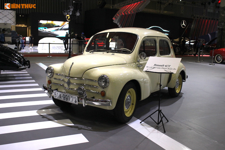 Chiếc xe Renault 4CV "huyền thoại" của vị tướng tình báo nổi tiếng Việt Nam cũng như thế giới - Phạm Xuân Ẩn ngày nay đã được phục chế một cách hoàn hảo, đăng ký lại biển trắng và có thể lưu thông bình thường ngoài đường công cộng như những chiếc ôtô mới khác.