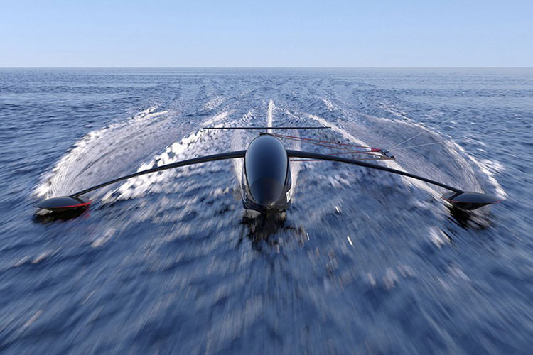 Về mặt kỹ thuật là một chiếc trimaran, SP80 có thể duy trì ổn định ở cả tốc độ cao và thấp nhờ hình dạng ba thân song song của nó. Thân thuyền được làm bằng Carbon TPT, nhẹ hơn nhưng cứng hơn bất kỳ loại carbon nào, nhờ sự hợp tác vớ North Thin Ply Technology và Ecole Polytechnique Fédérale de Lausanne (EPFL).