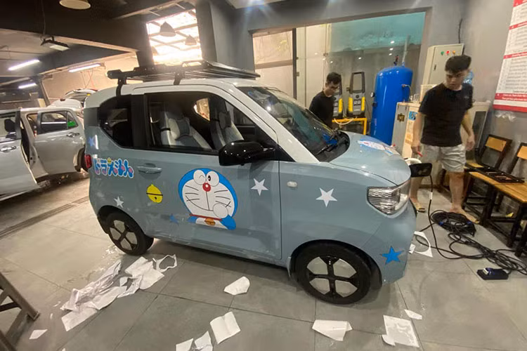 Mua oto dien da qua su dung, can than keo 