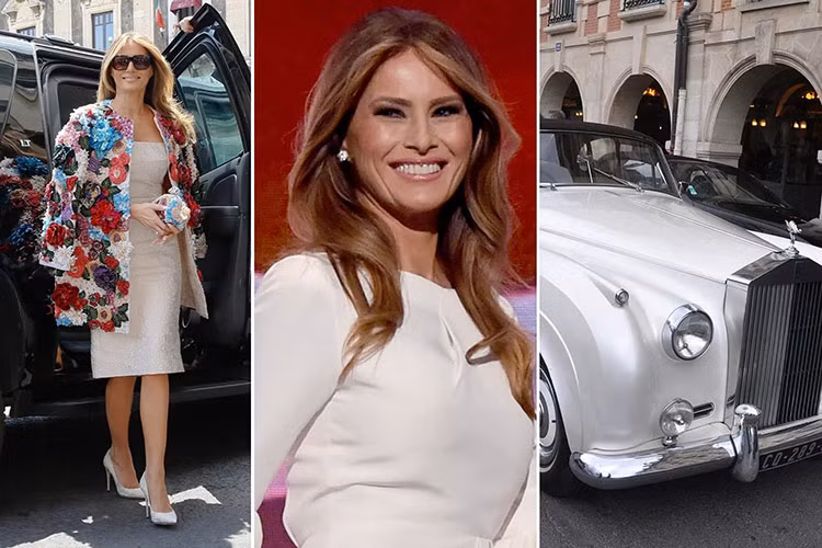  Rolls-Royce Phantom Gia đình bà Melania Trump thường di chuyển trên chiếc Rolls-Royce Phantom có giá khởi điểm từ 500.000 USD của mình. Bà Melania từng khoe những bức ảnh "chuyến đi vui vẻ" với cảnh ông Donald Trump lái xe Rolls-Royce Phantom cùng cậu út Barron ngồi bên cạnh.