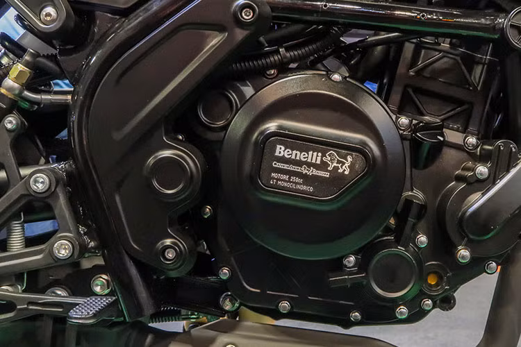 Về sức mạnh, Leoncino 250 được hãng xe Trung Quốc trang bị cho khối động cơ loại xy-lanh đơn 249cc, làm mát bằng chất lỏng, kết hợp với hộp số 6 cấp. Khối động cơ này cho khả năng đạt công suất tối đa 26 mã lực và mô-men xoắn cực đại đạt 21 Nm. Đây là một con số không quá ấn tượng nhưng hoàn toàn đầy đủ để sử dụng nhiều mục đích khác nhau.