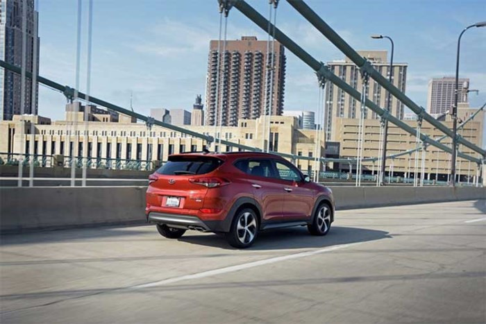 Tại thị trường Mỹ, giá của Hyundai Tucson Sport 2018 bản dẫn động cầu trước khởi điểm 25.150 USD (573,5 triệu đồng), đã bao gồm chi phí vận chuyển và giao xe. Con số tương ứng của bản dẫn động 4 bánh toàn thời gian là 26.550 USD (605,5 triệu đồng)