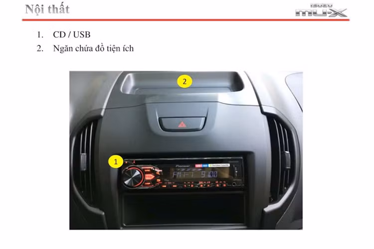 Các công nghệ tiên tiến như màn hình giải trí cảm ứng 7 inch Media Solutions DVD, hệ thống âm thanh 8 loa, điều hòa tự động, chìa khóa thông minh và nút khởi động Start/Stop Engine... có trên phiên bản số tự động đều không xuất hiện trên mẫu xe này mà ngược lại, khá nghèo nàn.