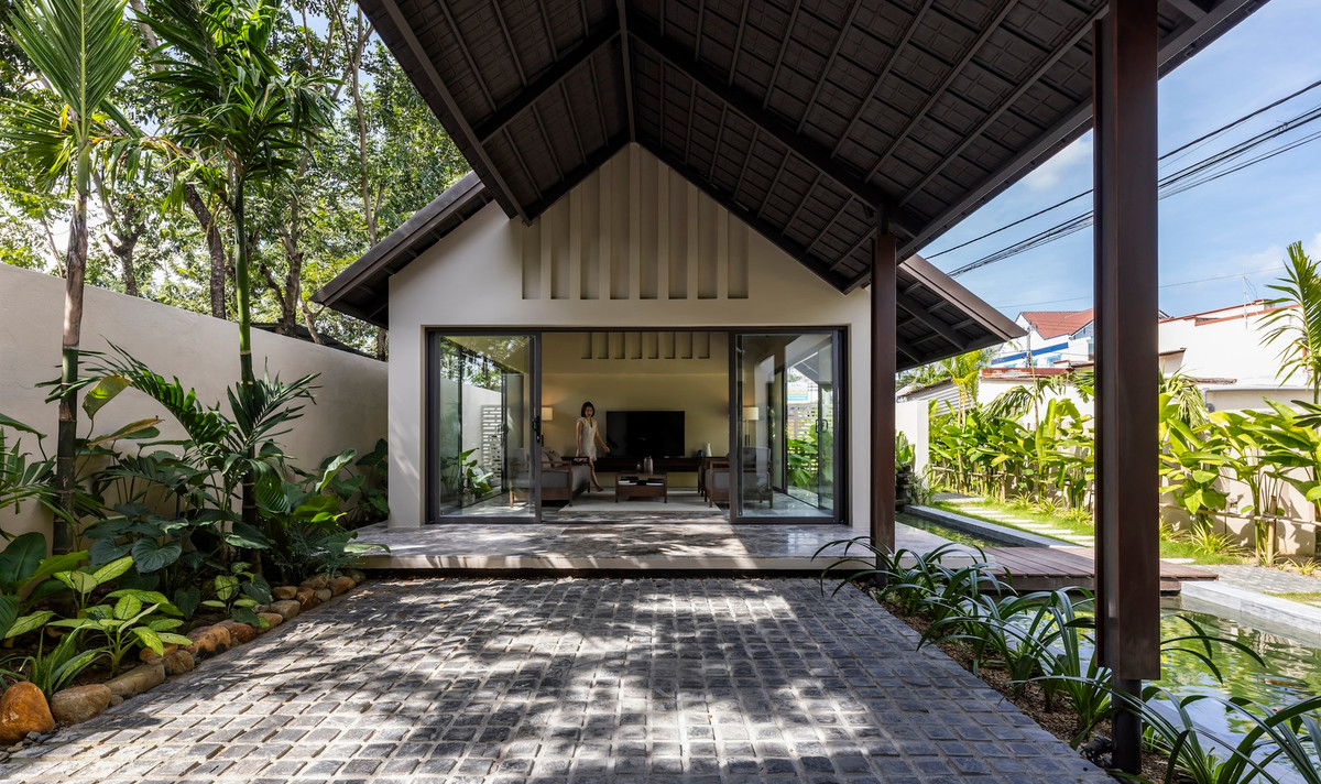 Vật liệu địa phương giúp tăng thêm tính độc đáo và bền vững cho dự án. Ảnh: Hiroyuki Oki