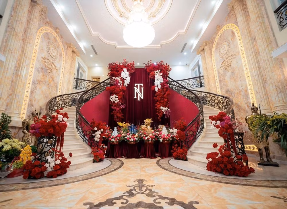 Qua loạt ảnh, một góc căn biệt thự nhà chồng MC Mai Ngọc được hé lộ. Ảnh: FB Mai Ngọc