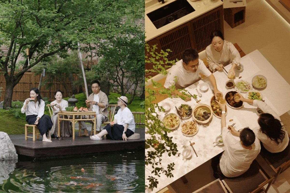 Vợ chồng ông Ninh cũng thường xuyên mời bạn bè đến chơi nhà, cùng nhau tận hưởng những giây phút thư thái. Ảnh: The Paper