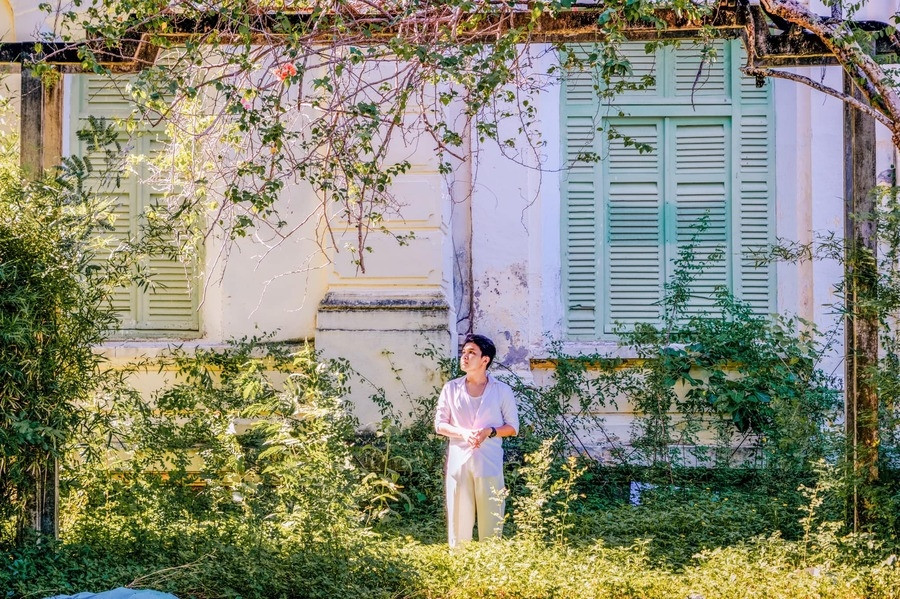 Khu vườn cây xanh mát. Ảnh: Mia