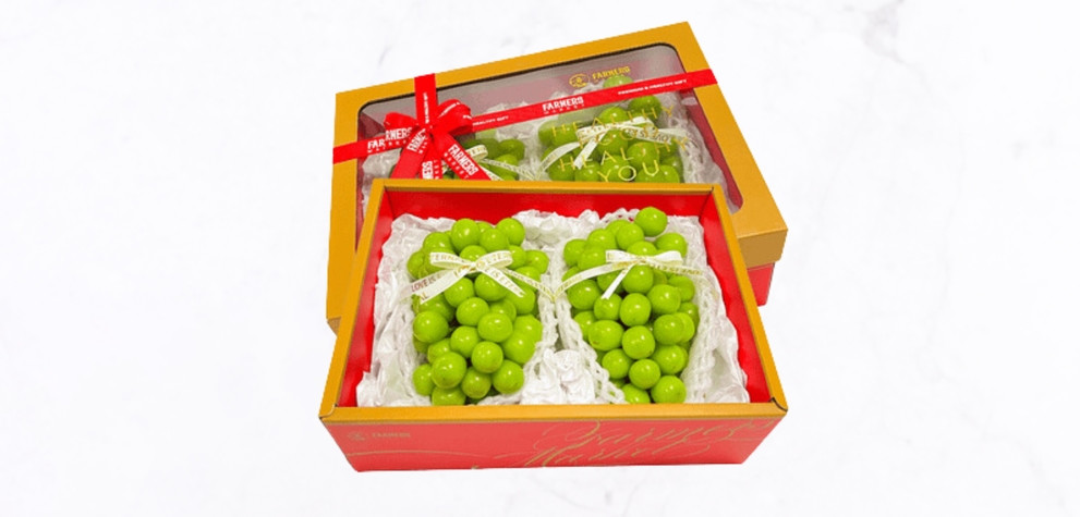 Nho mẫu đơn nhân sâm có vị ngọt tự nhiên, hậu vị dễ chịu với hương thơm tươi mát. Ảnh: Farmers Market