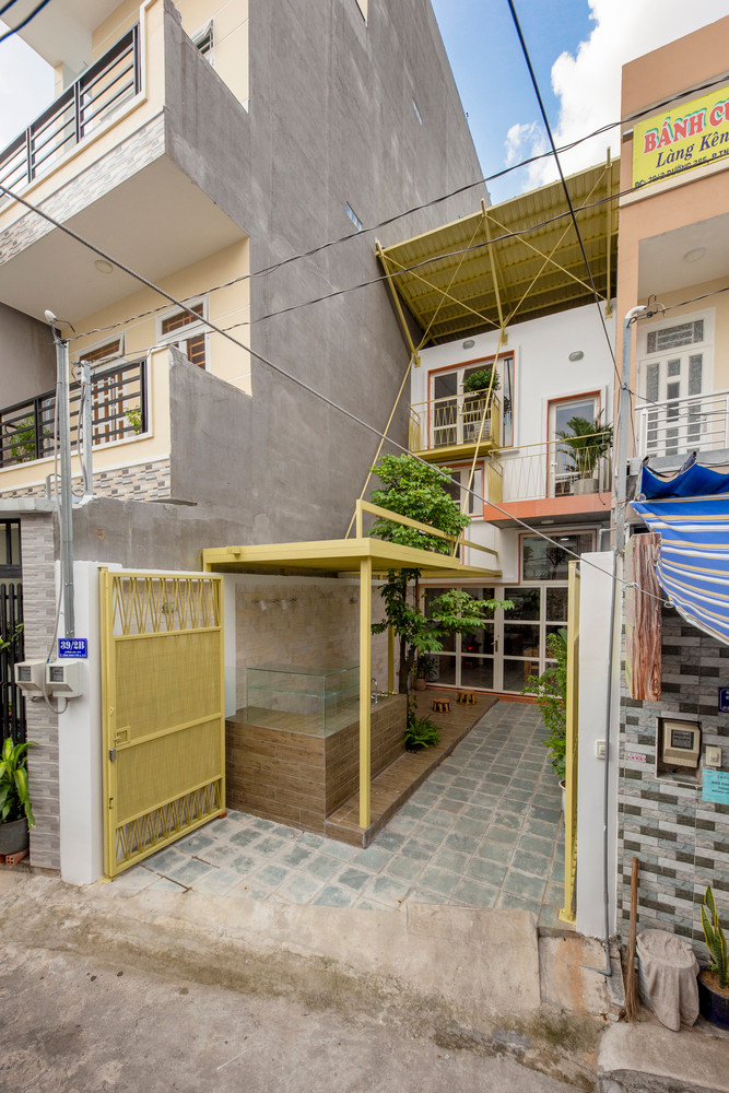 Ý tưởng về ngôi nhà có hai mái tôn được tạo ra với giải pháp thông gió và cách nhiệt hiệu quả. Ảnh: Thiết Vũ