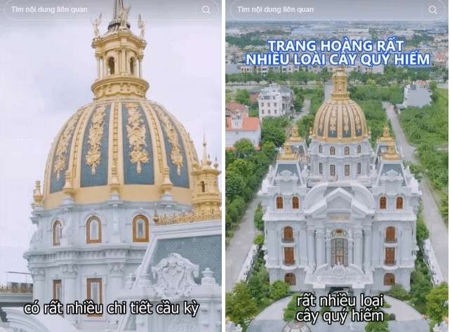 Gia chủ mất 4 - 5 năm mới có thể hoàn thiện được dinh thự cho gia đình. Ảnh: @hagiang3939_tanphat