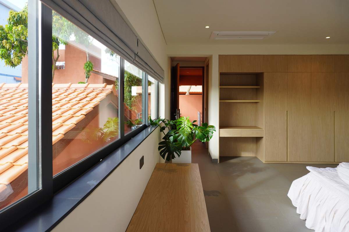 Vật liệu truyền thống vừa thể hiện sự tôn trọng văn hóa bản địa, vừa tạo ra một hướng đi bền vững trong thiết kế kiến trúc. Ảnh: Thiết kế TAA