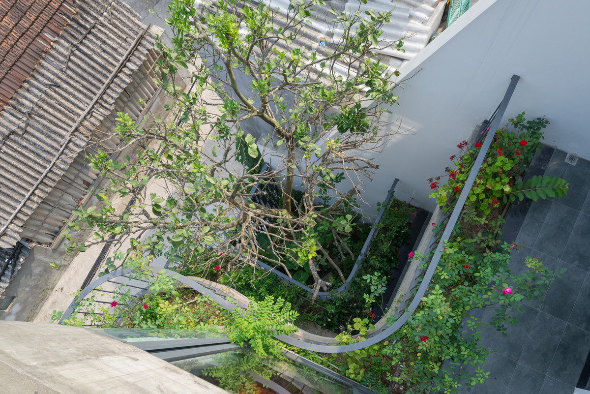 Mỗi tầng được thiết kế như một khu vườn khác nhau, nằm xen kẽ giữa những khu vườn nhỏ và không gian chức năng. Ảnh: Triệu Chiến