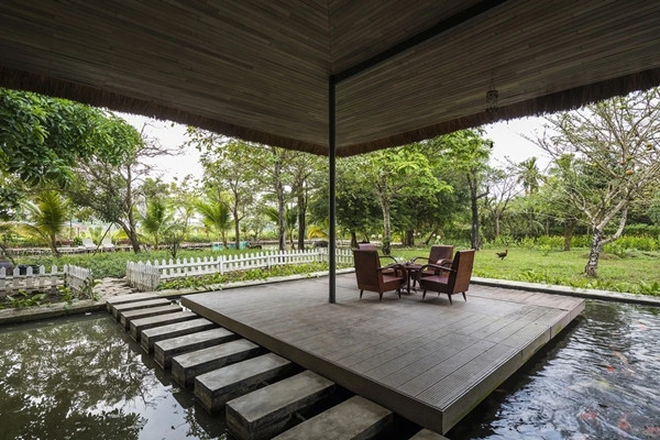 Một không gian yên bình, vui tươi, nơi người ở có thể gạt bỏ những bộn bề lo toan. Ảnh: Hiroyuki Oki