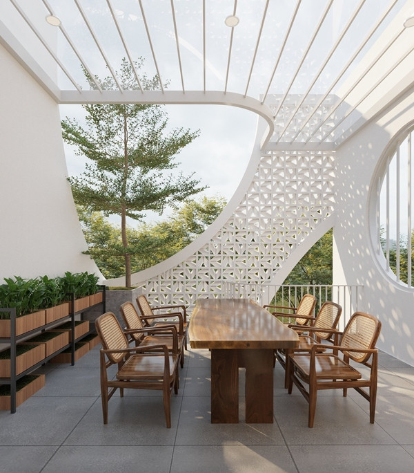  Căn nhà cũng sở hữu những khu vực “chill” đầy ấm áp. Ảnh: SBS House