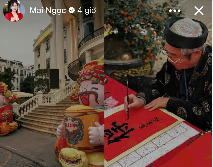 Trên trang cá nhân, MC Mai Ngọc có những chia sẻ về cái Tết đầu tiên ở nhà chồng tại Bắc Giang. Ảnh: FBNV