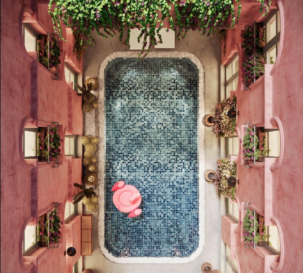 Một số người ước tính căn biệt thự mơ ước của Á hậu Phương Nhi có giá lên đến vài triệu USD nếu thực hiện đúng bản vẽ. Ảnh: FBNV