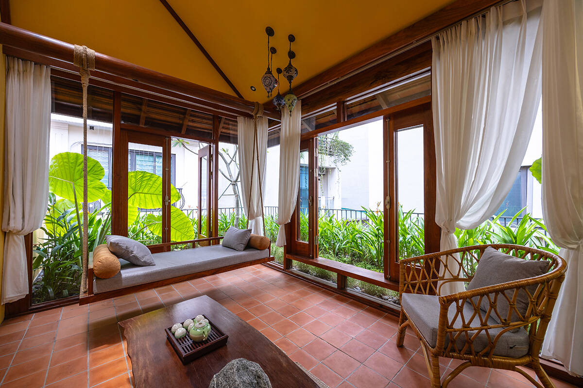 Khu vực nghỉ ngơi, thư giãn. Ảnh: Triệu Chiến