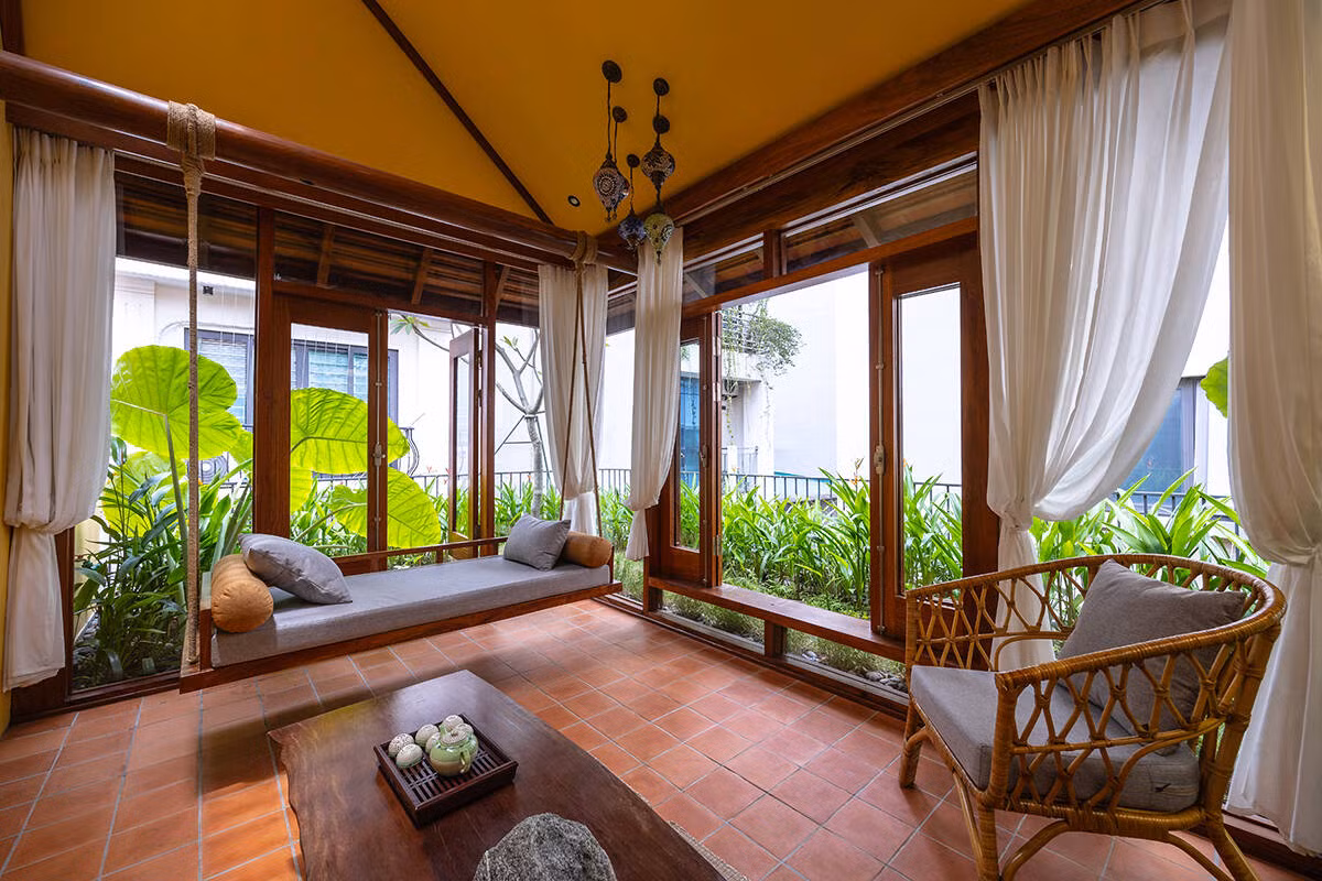 Khu vực nghỉ ngơi, thư giãn. Ảnh: Triệu Chiến