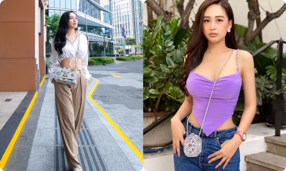 Không ít lần, người đẹp chi hàng tỷ đồng chỉ trong một buổi shopping để rinh về nhà loạt túi xách, giày dép và trang phục từ các thương hiệu lớn. Ảnh: FBNV