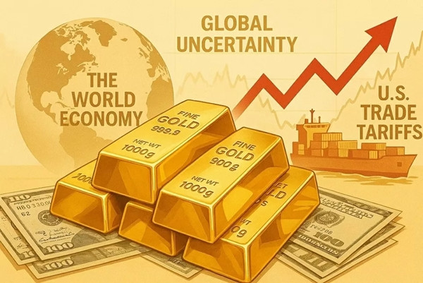 Mỹ áp thuế mạnh tay, vàng tăng dựng đứng cao nhất lịch sử My ap thue manh tay, vang tang dung dung cao nhat lich su