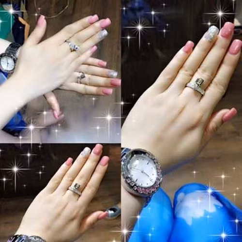 Vợ "đại gia kim cương" Chu Đăng Khoa" từng đăng tải hình ảnh đeo những chiếc nhẫn đắt tiền. Ảnh: FBNV