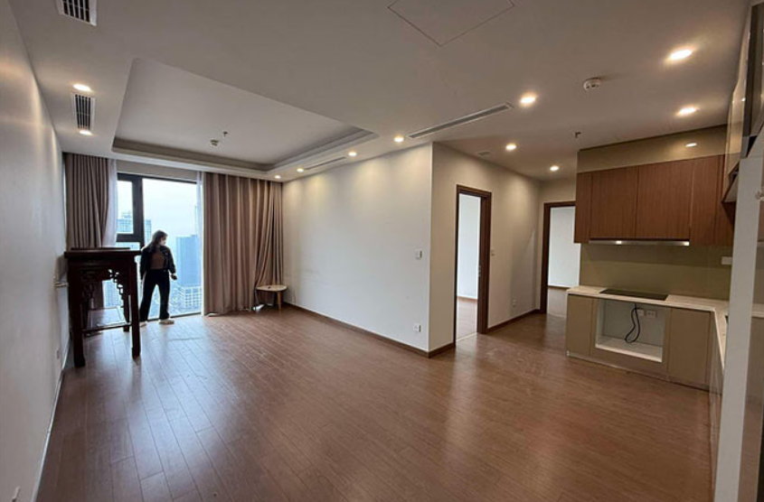 Căn hộ của Hoàng Đức có diện tích gần 120 m2, thuộc một dự án đang “hot” ở Mỹ Đình, Hà Nội. Tuy nhiên, căn hộ vẫn đang trong quá trình hoàn thiện thô. Ảnh: Bongdaplus