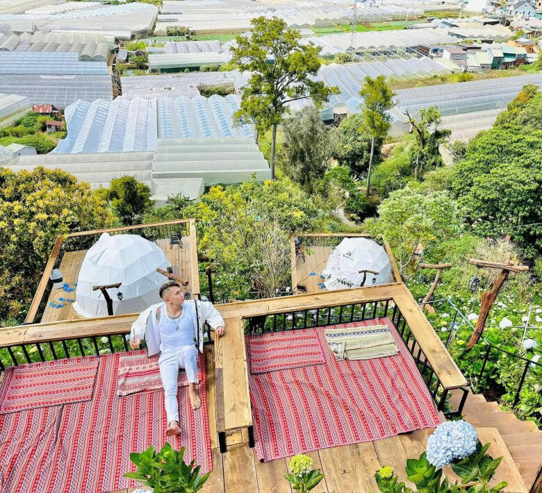 Ngoài ra, Khánh Đơn còn sở hữu cơ rộng 1.000m2 tại Đà Lạt. Ảnh: FBNV