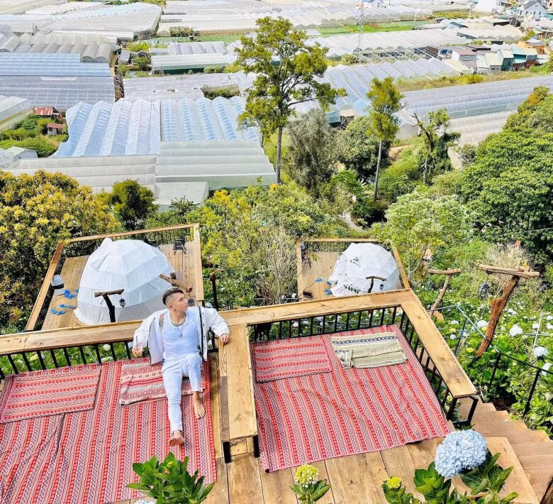 Ngoài ra, Khánh Đơn còn sở hữu cơ rộng 1.000m2 tại Đà Lạt. Ảnh: FBNV