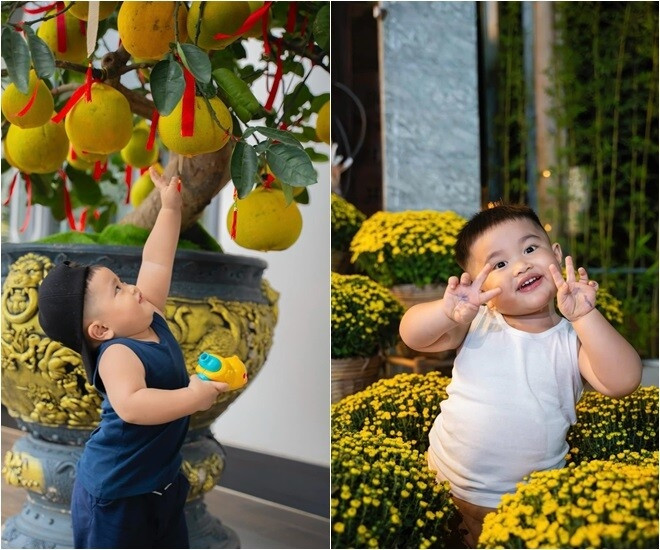 Năm nay, nam diễn viên rất chịu chi, đầu tư cho bối cảnh nhà dịp Tết. Ảnh: FB Lê Dương Bảo Lâm