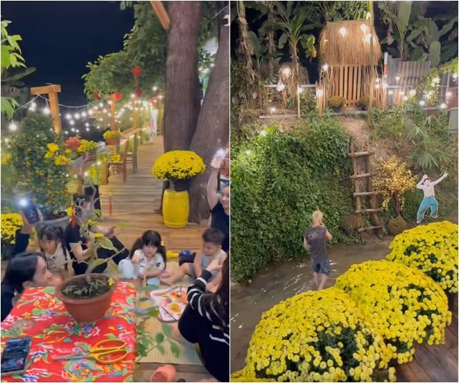 Lối đi lát gỗ vừa gần gũi vừa nên thơ. Ảnh: chụp màn hình