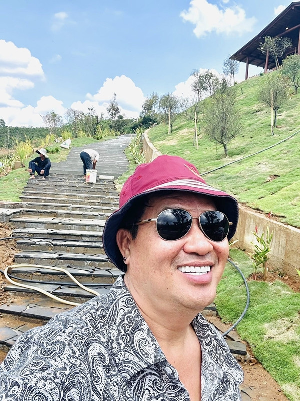 Thời gian gần đây, Hoàng Mập xây dựng resort mới trên một vùng cao nguyên. Ảnh: FB Hoàng Minh Bùi