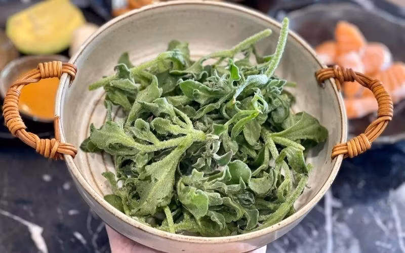 Rau bông tuyết không chỉ đắt đỏ mà còn rất khó trồng, đòi hỏi kỹ thuật cao và điều kiện môi trường đặc biệt. Ảnh: Bách hoá Xanh