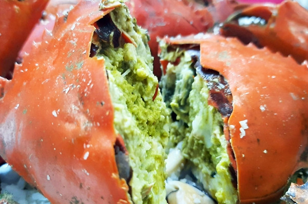 Ngoài độ hiếm, cua hai da còn có độ thơm ngon đứng đầu trong tất cả các loại cua. Ảnh: Dân Việt