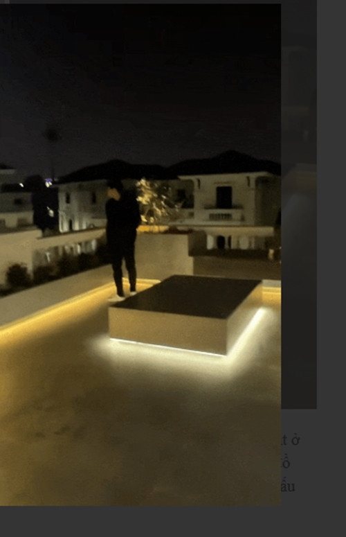 Ban công phòng của Huyền My có diện tích rộng, sở hữu tầm view tuyệt đẹp. Ảnh: Tiktok Rossoneri184