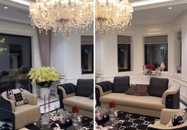 Mới đây, một người bạn đăng tải đoạn video ghi lại không gian trong căn biệt thự bạc tỷ của Á hậu Huyền My. Ảnh Tiktok Rossoneri184