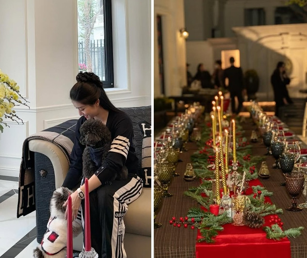 Á hậu Huyền My từng chia sẻ hình ảnh về căn biệt thự của gia đình. Ảnh: FBNV