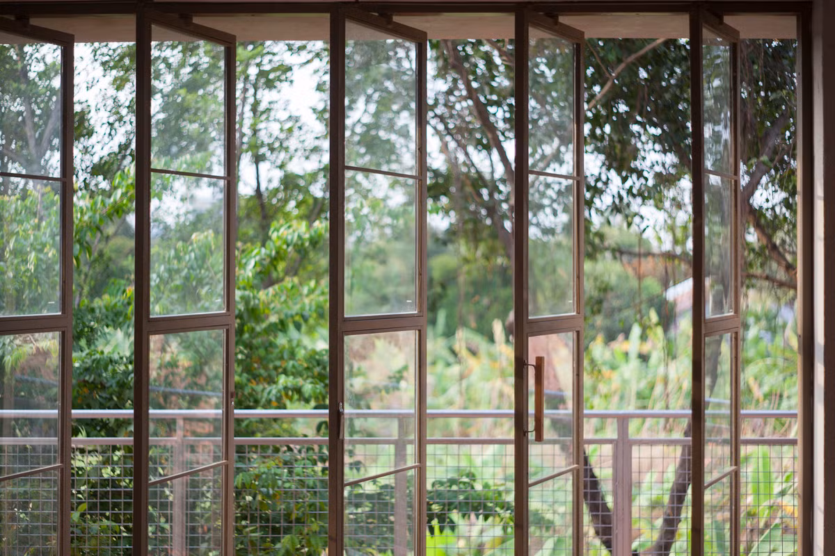 Biến hoá linh hoạt với hệ cửa. Ảnh: k59 atelier