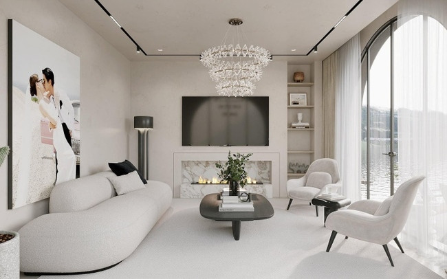 Nhà sử dụng nhiều cửa kính để lấy ánh sáng tự nhiên. Ảnh: FBNV