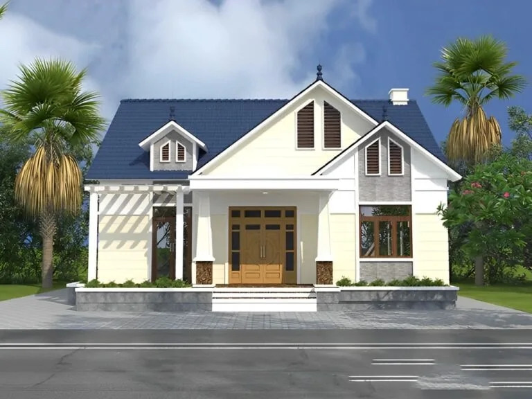 Nhà cấp 4 gồm 2-3 phòng ngủ phù hợp cho các gia đình từ 3-5 người, đảm bảo tính tiện nghi và thẩm mỹ nhưng vẫn trong tầm ngân sách hợp lý. Ảnh: Internet