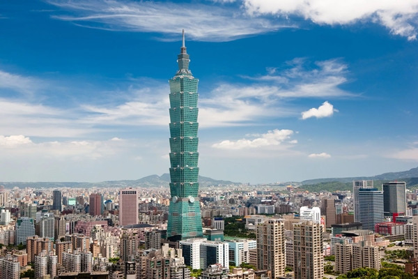 Taipei 101 là tòa nhà cao nhất thế giới từ năm 2004 đến năm 2007, khi nó bị Burj Khalifa ở Dubai vượt qua. Ảnh: Wiki