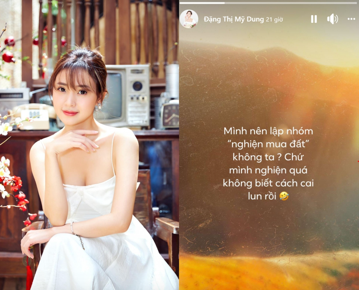 Ngoài sở hữu công ty riêng, Midu còn được mệnh danh là "bà trùm bất động sản". Midu cũng từng thừa nhận bản thân là người nghiện mua đất. Ảnh: FB Đặng Thị Mỹ Dung