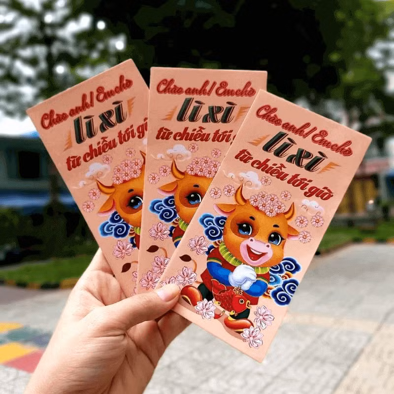 Đối với các doanh nghiệp, lì xì đầu năm mới với ý nghĩa một phần để lấy may mắn, phần khác nhằm tạo hứng khởi trước khi tiếp tục guồng quay của công việc.