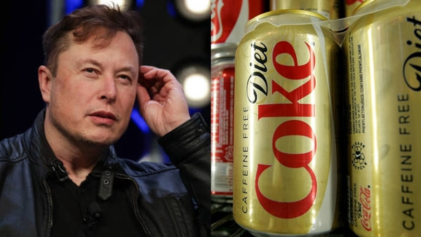 Năm 2022, Elon Musk đăng tải một tấm ảnh 4 lon Coca không đường và nói rằng đây là món ông thường dùng trước khi ngủ. Musk nói chẳng quan tâm Coca sẽ rút ngắn tuổi thọ của mình. Ảnh: Youtube